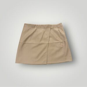 Max Studio Beige A-Line Skirt